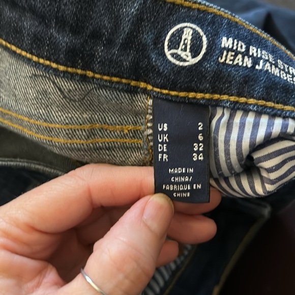 Lands' End Women's Blue Jeans Size 2 - Picture 6 of 12